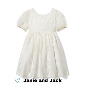 Janie and Jack white dress (size 10)